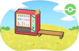 Distributeur avec banc