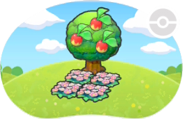 Parterre de fleurs sous un arbre