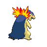 Typhlosion femelle dans Noire et Blanche