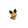 Pichu femelle shiny dans Noire et Blanche