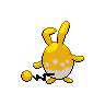 Azumarill femelle shiny dans Noire et Blanche