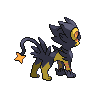 Luxray femelle shiny dans Noire et Blanche