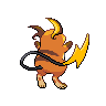 Raichu mâle dans Noire et Blanche