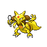 Kadabra femelle dans Noire et Blanche