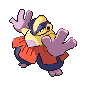 Hariyama femelle shiny dans Noire et Blanche