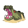 Hippodocus femelle shiny dans Noire et Blanche
