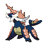 Clamiral femelle shiny dans Noire et Blanche