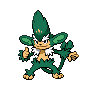 Feuiloutan femelle shiny dans Noire et Blanche