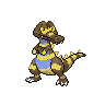 Escroco femelle shiny dans Noire et Blanche