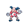 M.Mime mâle dans Noire et Blanche