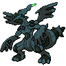 Zekrom shiny dans Noire et Blanche