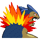 Typhlosion femelle dans Diamant et Perle