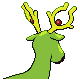 Cerfrousse femelle shiny dans Diamant et Perle