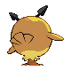 Hoothoot mâle shiny dans Diamant et Perle