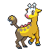 Girafarig femelle dans Diamant et Perle