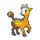 Girafarig femelle shiny dans Diamant et Perle