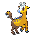 Girafarig femelle shiny dans Diamant et Perle