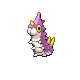 Chenipotte femelle shiny dans Diamant et Perle