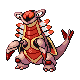 Armaldo femelle shiny dans Diamant et Perle