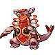 Armaldo femelle shiny dans Diamant et Perle