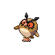 Hoothoot mâle dans Diamant et Perle