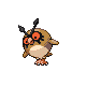 Hoothoot mâle dans Diamant et Perle