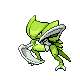 Kabutops mâle shiny dans Diamant et Perle