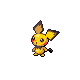 Pichu mâle shiny dans Diamant et Perle