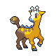 Girafarig mâle shiny dans Diamant et Perle