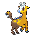 Girafarig mâle shiny dans Diamant et Perle