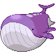 Wailord mâle shiny dans Diamant et Perle