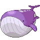 Wailord mâle shiny dans Diamant et Perle
