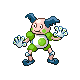 M.Mime femelle shiny dans Platine