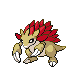 Sablaireau femelle shiny dans Platine