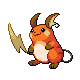 Raichu mâle shiny dans Platine