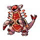 Armaldo mâle shiny dans Platine